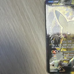 Pokemon Pikachu EX XY124 Black Star Promo 2016 Holo Card TCG MP to HP - Image 2