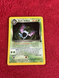 Dark Golbat 7/82 Team Rocket Holo Wotc Pokemon Card Lp+ - Image 1