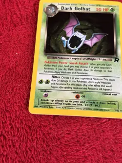 Dark Golbat 7/82 Team Rocket Holo Wotc Pokemon Card Lp+ - Image 4