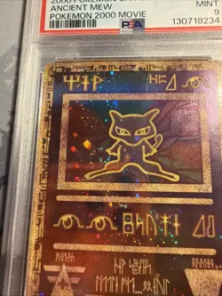 PSA 9!!! 2000 ANCIENT MEW POKEMON MOVIE PROMO CARD!! PSA 9 GEM MINT W/ SWIRL - Image 3