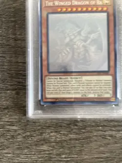 Yugioh The Winged Dragon of Ra LED7-EN000 1st Edition Ghost Rare PSA 8 NM-MT - Image 5