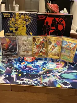 Pokemon Scarlet & Violet Illustration Rare & Hyper Gold Rare Lot Of 21 All NM - Image 2