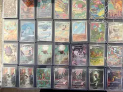 POKEMON IR Illustration Rare + Ultra Rare Full Art + Masterball LOT of 75 Cards - Image 1