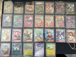 POKEMON IR Illustration Rare + Ultra Rare Full Art + Masterball LOT of 75 Cards - Image 3