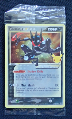 Greninja Gold Star SWSH144 - Pokemon Celebrations 25th ETB Promo Card New Sealed - Image 1