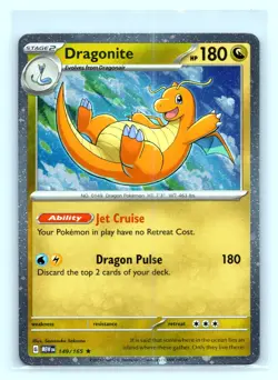 Pokemon Miscellaneous Cards & Products Dragonite (Cosmos Holo) 149/165 - Image 1
