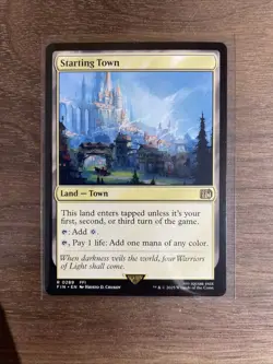 Starting Town R0289 Regular Final Fantasy Magic the Gathering NM - Image 1