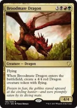 Broodmate Dragon (165/309) - Commander 2017 - Rare - Image 1