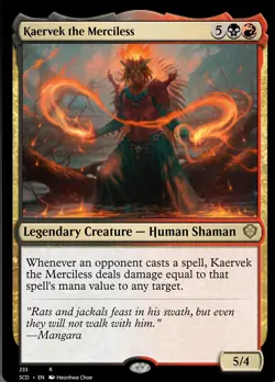 Kaervek the Merciless [Starter Commander Decks] Magic MTG - Image 1