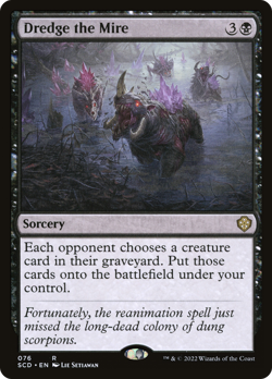 Dredge the Mire [Starter Commander Decks] Magic MTG - Image 1