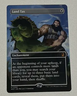 Land Tax Anime Borderless NM Regular Wilds of Eldraine Unplayed Non Foil - Image 1