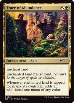 Trace of Abundance #1849 | NM Near Mint | SLD Secret Lair Drop Magic MTG - Image 1