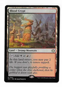 MTG, ECL, Rare, Land-Swamp Mountain, Blood Crypt - Image 1