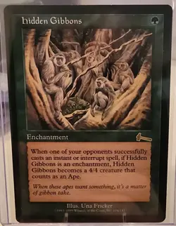 MtG Hidden Gibbons Urza's Legacy Regular - Image 1
