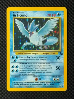 Pokemon Cards Articuno 2/62 Holo Fossil Holo Rare NM - Image 1