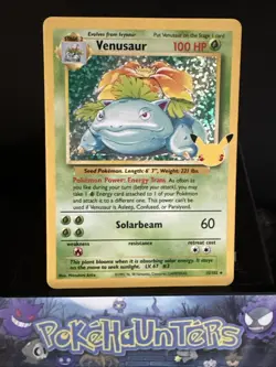 Pokemon Card Venusaur 15/102 25th Anniversary Celebrations NM - Image 1
