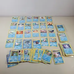 Pokemon TCG Bulk Lot 185 Water Type Cards Near Mint Commons & Uncommons - Image 1