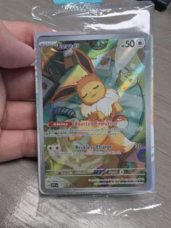 Eevee SV173 Scarlet & Violet Black Star Promo Cards Holo Sealed Pokemon #173 - Image 1
