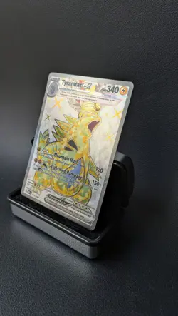Tyranitar ex #211/197 SV Obsidian Flames Illustration Rare Holo Pokemon TCG NM - Image 3