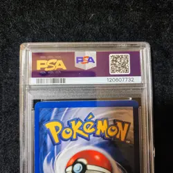 2000 Pokemon Promo Game Boy Black Star #10 Meowth Holo PSA 4 - Image 5