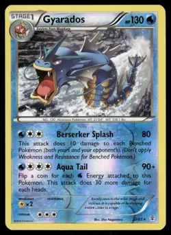 Pokemon Cards Gyarados 23/83 Reverse Holo Generations NM - Image 1