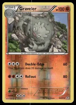Pokemon Cards Graveler 44/83 Reverse Holo Generations NM - Image 1