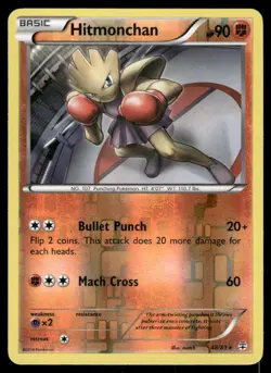 Pokemon Cards Hitmonchan 48/83 Reverse Holo Generations NM - Image 1