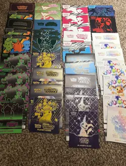 Pokemon TCG Player's Guide Lot of 30 Scarlet Violet ETB Booklets & More - Image 1