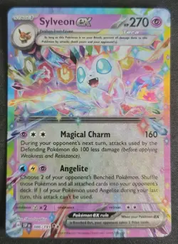 Sylveon ex 086/191 Pokemon TCG Scarlet & Violet: Surging Sparks NM - Image 1