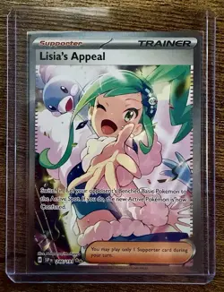 Pokemon TCG Lisia's Appeal 246/191 Surging Sparks SIR NM - Image 1