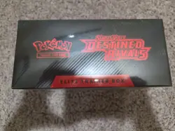 Pokemon Destined Rivals Elite Trainer Box ETB Sealed With Tiny Tear - Image 2