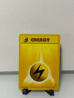 Pokemon TCG Lightning Electric Energy 130/132 Gym Heroes LP Vintage - Image 1