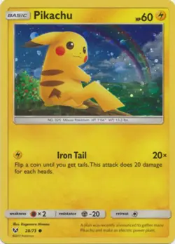 Pikachu - 28/73 - Cosmos Holo LP, English Pokemon Promos - Image 1