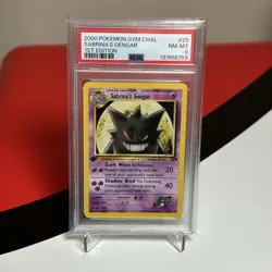 2000 POKEMON GYM CHALLENGE 1ST EDITION #29 SABRINA'S GENGAR PSA 8 - Image 1