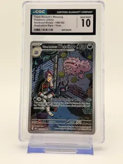 Team Rocket's Weezing Pokemon (2025) Destined Rivals - 199/182 Illustration Rare - Image 1