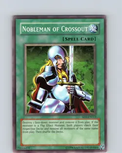 Yu-Gi-Oh TCG Nobleman Of Crossout SD1-EN012 Unlimited Common Card Played LP - Image 1