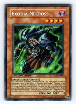 Yugioh Exodia Necross MC2-EN003 Limited Edition Secret Rare - LP-NM 💎 - Image 1