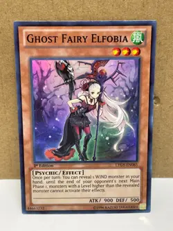 Ghost Fairy Elfobia - LTGY-EN085 - Super Rare - 1st Edition - VLP - Image 1
