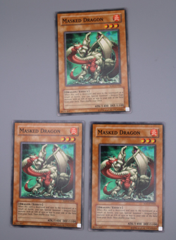 Yu-Gi-Oh! SOD-EN026 Masked Dragon x3 - Image 1