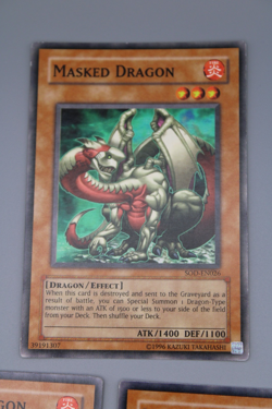 Yu-Gi-Oh! SOD-EN026 Masked Dragon x3 - Image 2