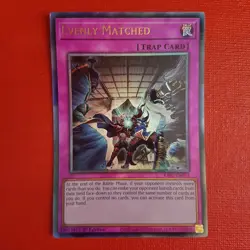 Yugioh Evenly Matched RA01-EN074 1st Edition Ultimate Rare - Image 1