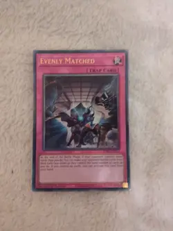 RA01-EN074 Evenly Matched Ultimate Rare Yugioh 1st - Image 1