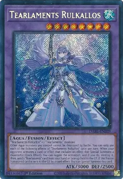 Tearlaments Rulkallos-Secret Rare - 1st Edition - DABL-EN039 - Darkwing Blast... - Image 1
