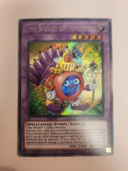 Yugioh Time Wizard of Tomorrow DLCS-EN147 Secret Rare Limited Edition Near Mint - Image 1