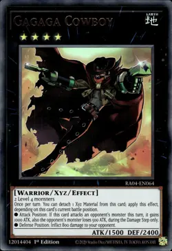 Gagaga Cowboy - Ultra Rare 1st Edition RA04-EN064 - NM - YuGiOh - Image 1