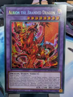 YuGiOh! Albion The Branded Dragon MP22-EN076 Secret Rare 1st Ed - Image 1