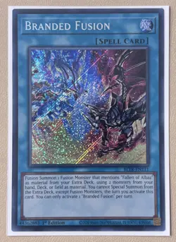 Branded Fusion BLTR-EN111 Secret Rare 1st Ed - Image 1