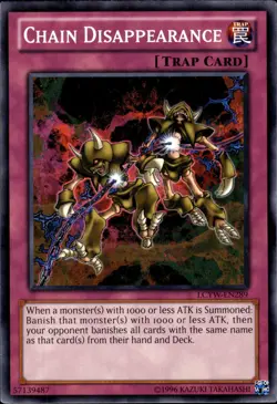 Chain Disappearance - LCYW-EN289 - LP - YuGiOh - Image 1
