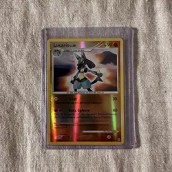 Lucario 6/130 Diamond and Pearl Reverse Holo Rare Pokemon Card - Image 1