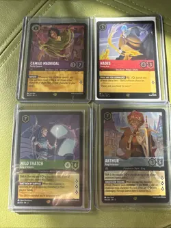 Disney Lorcana Lot 4 Legendary Cold Foil - Image 1